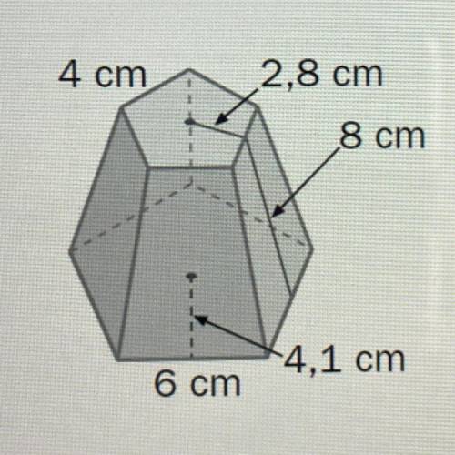 Find the volume of the following shape:
Encuentra el volumen de la siguiente figura: