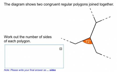 Work out the number of sides of each polygon