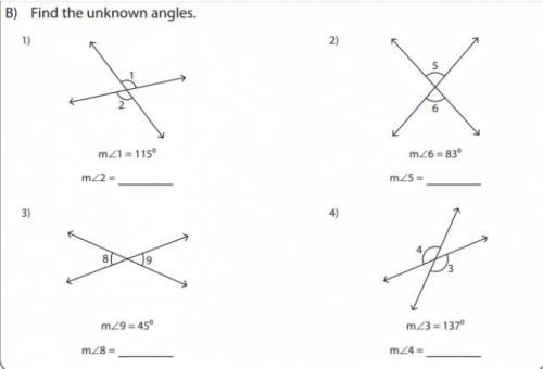 Find the unknown angles. An explanation would be nice, but you don't have to.