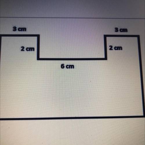 8)

3 cm
3 cm
2 cm
2 cm
6 cm
9 cm
Find the area of the figure.
1)
A)
96 cm2
B)
110 cm2
120 cm?
D
1