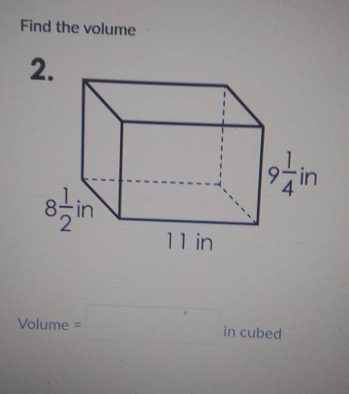 Find the volume please, worth 20 pts I need answers asap:')​