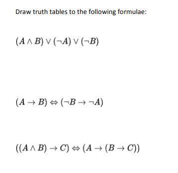 Help with truth tables