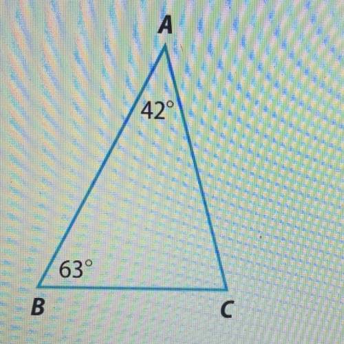 Find the measure of angle c! Please answer asapppp