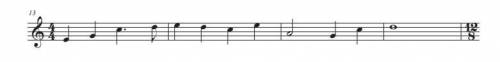 CAN SOMEONE HELP PLEASE

revise this measure to a romantic piece please i