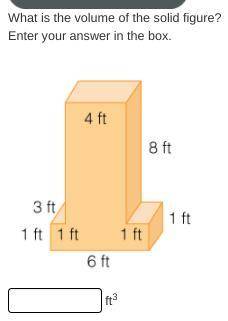 What is the volume of the solid figure?
Enter your answer in the box.