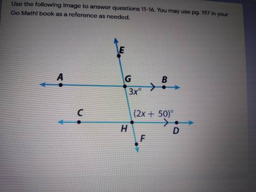 What is the angle of BGH?