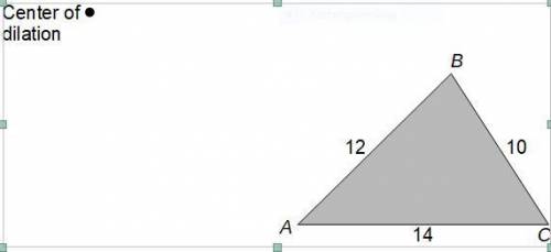 3. The triangle will be dilated by a scale factor of 1.5. (a) Calculate the length of each side of