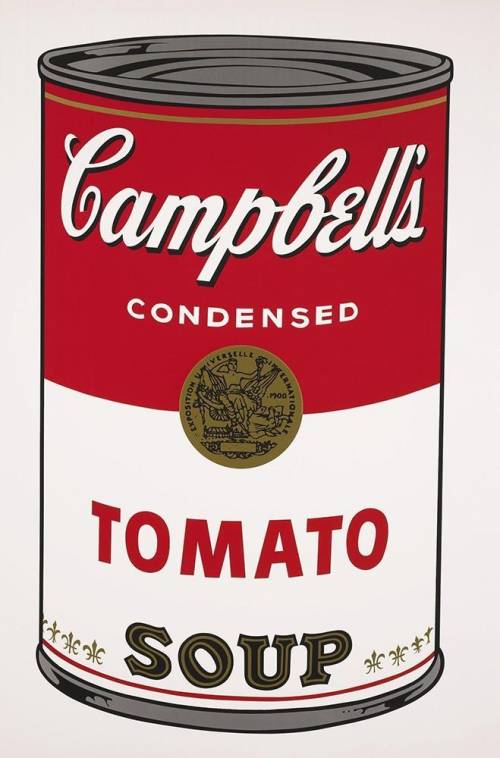 What was the message behind this work by Andy Warhol?