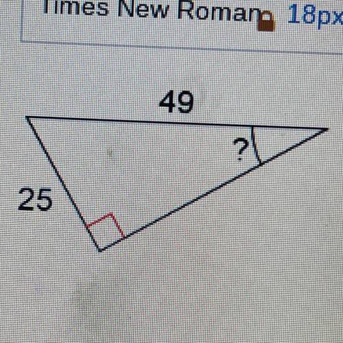 Find the measurement of the angle, no links pls