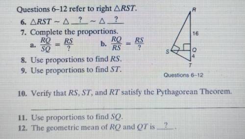 Please help with 6-12​