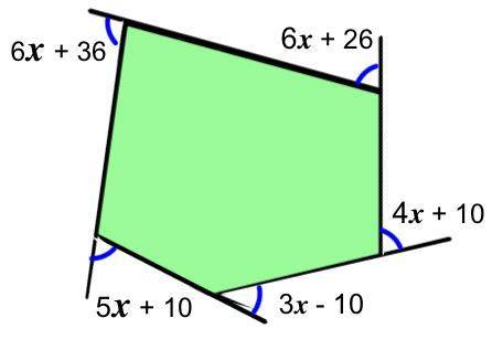 3 Work out the value of x.The diagram is not drawn to scale.