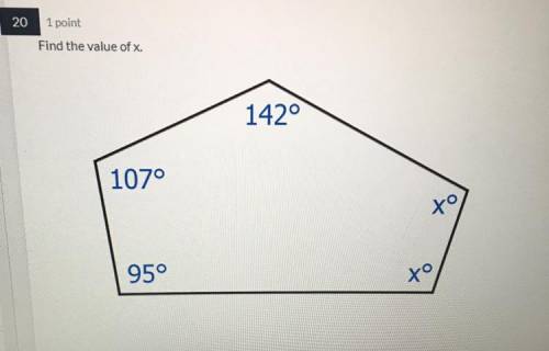 Help Please Geometry! Find The Value Of X.