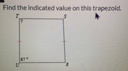 Find The Indicated Value On This Trapezoid.