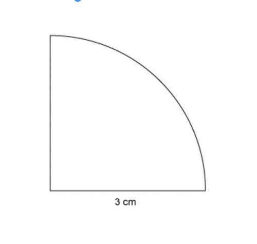 PLS HELP! ASAP!

This figure is 14 of a circle.
What is the best approximation for the perimeter o