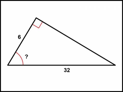 Find the measure of the indicated angle to the nearest degree.
Please help me