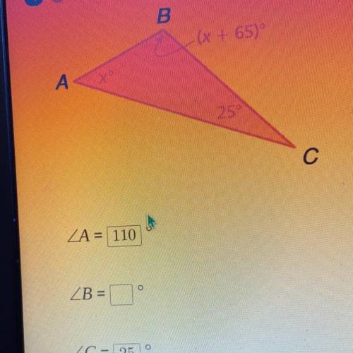 Find X to solve to problem and find all the angles