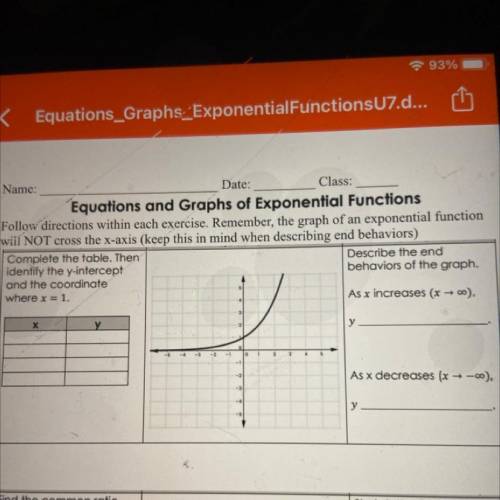 Equations and Graphs of Exponential Functions

Follow directions within each exercise. Remember, t