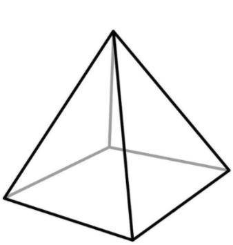 The pyramid below has a volume of 240 cm3 and a height of 4 cm. What is the area of the base?

B =