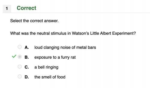 What was the neutral stimulus in Watson’s Little Albert Experiment?

Here is the answer from Edmen