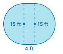 Find the area of the figure to the nearest thousandth. due today
