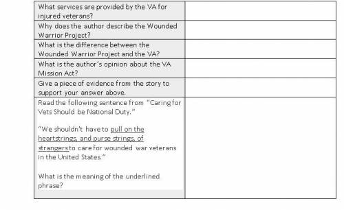 I really need help on this because im stuck on what all these questions abt VA's are?