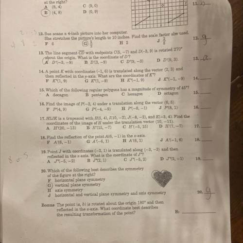 Glencoe geometry unit 9: whoever can answer the page gets 100 points and brainliest