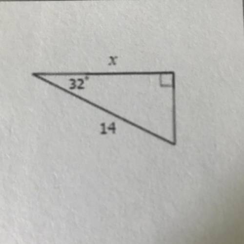 Solve for x, round to nearest tenth