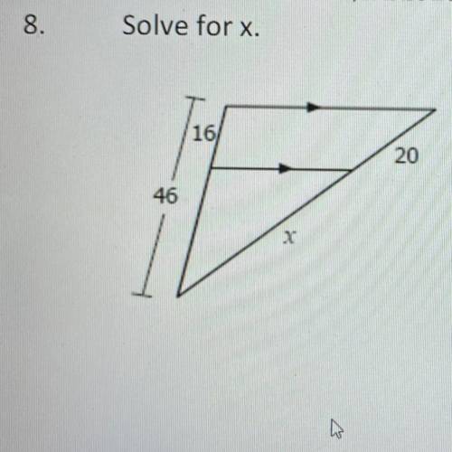 Solve for X. Please!!