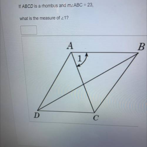 What’s the measure of angle 1?