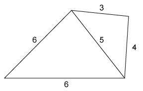 FIND THE AREA OF THE QUADRILATERAL IN THE FIGURE

A. 13.64
B. 22.25
C.15.25
D.19.64
