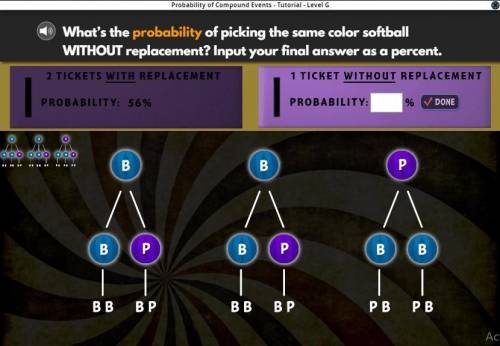 What’s the probability of picking the same color softball without replacement?