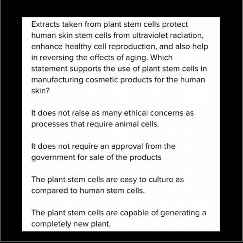Extracts taken from plant stem cells protect human skin stem cells from ultraviolet radiation, enha