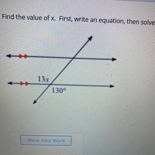 Find the value of x
Pls help