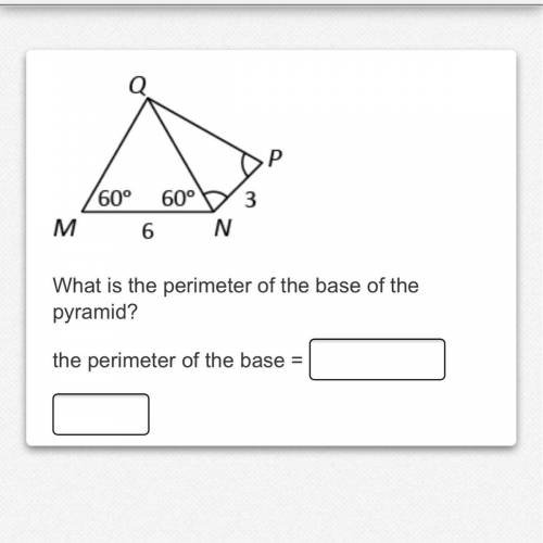 What is the perimeter of the base of the pyramid?