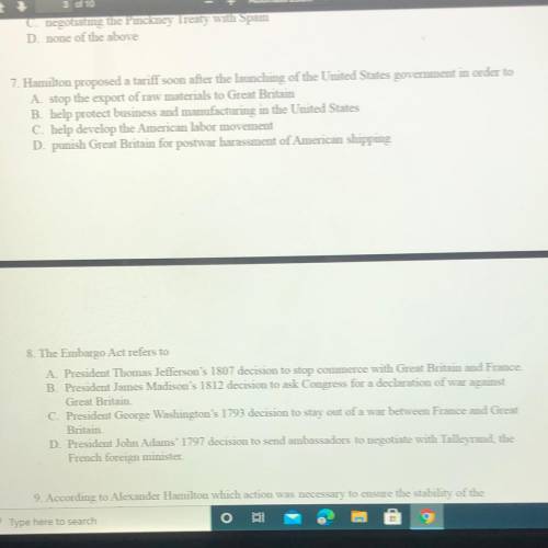 I need help on 7 and 8 please