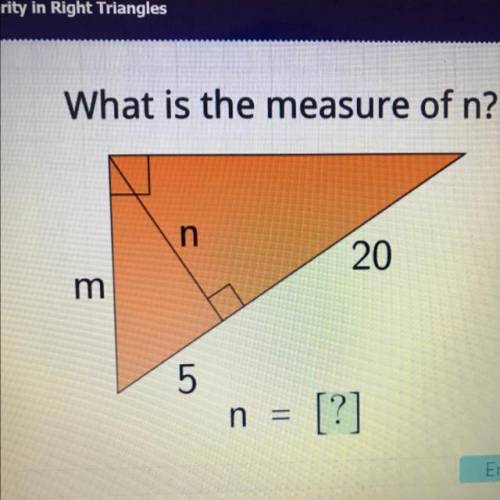 What is the measure of n?
Please help!!