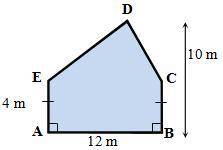 Find the area of the following polygon: