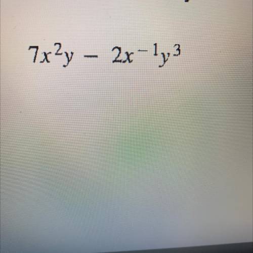 What type of polynomial is this?