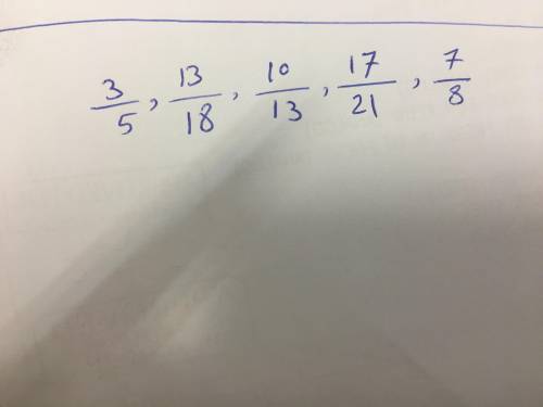 Find three rational number between 3/5 and 7/8​