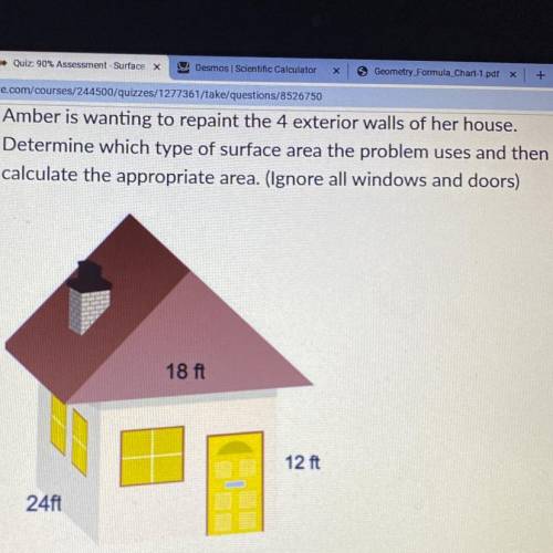 Is it Surface area or Lateral and then solve it