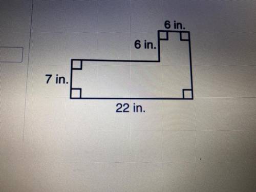 What is the area of the entire figure in square inches PLS HELP MEE IM NKT SMART!!!