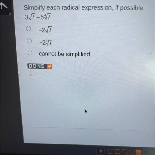 Simplify each radical expression, if possible 3v/7-5^4v/7
