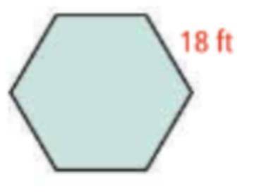 Please help! What is the area of the hexagon?

Answer + explanation please! (No weird links / file