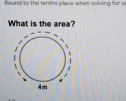The circumstance of a circle is 4. what is the area?​