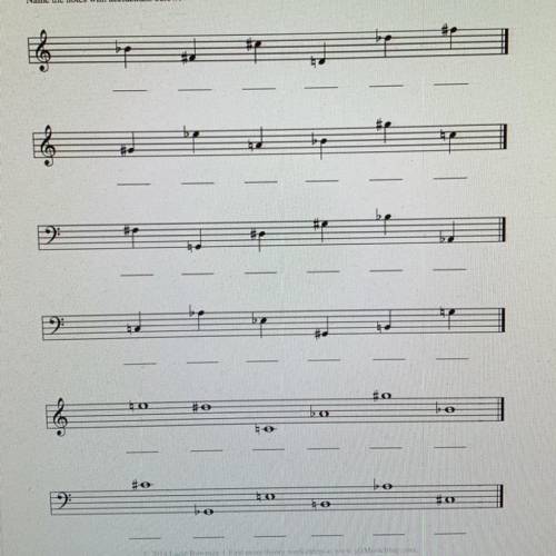 IDENTIFYING ACCIDENTALS

MUSIC THEORY WORKSHEET
Can someone identify the accidentals for me please