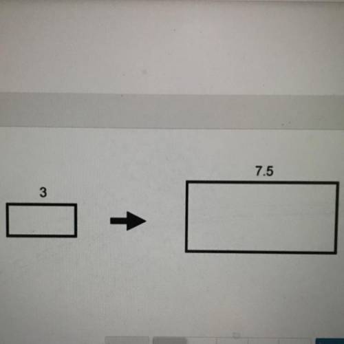 What scale factor is a part of the first rectangle to get the resulting image? enter your answer as