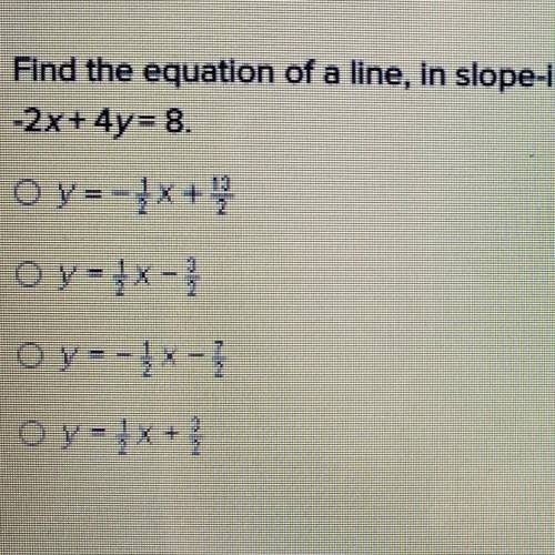 Find the equation of a line, in slope-intercept form of a line that passed through the point (-5,-1