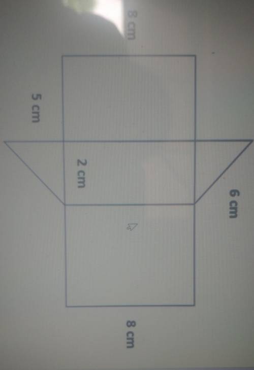 Find the total surface area of the triangular prism​