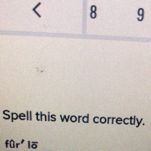 Spell the word correctly
