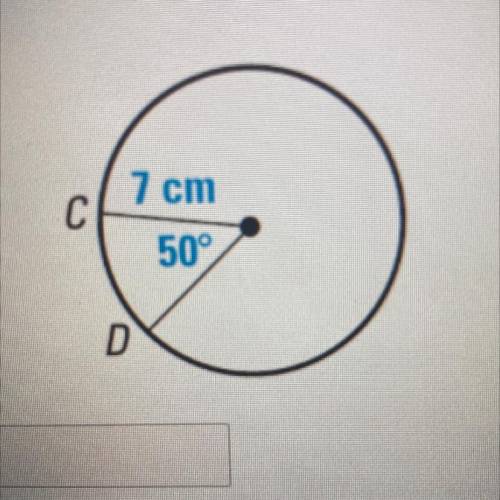 What is the arc length of CD? Round answer to nearest tenth